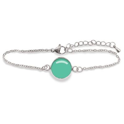 Brazalete curvo Flash Beryl - Plata