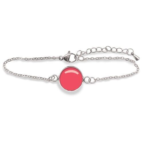 Bracelet Gourmette Flash Fraise - Argent