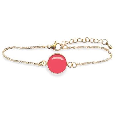 Strawberry Flash Curb Bracelet - Gold