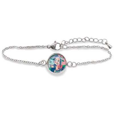 Pulsera con acera Picasso - Plata