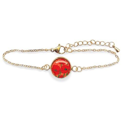 Bracelet Gourmette Poppy - Or