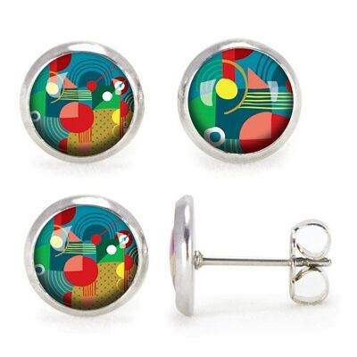 Woodstock earrings - Silver