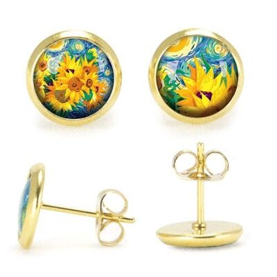 Van Gogh earrings - Gold