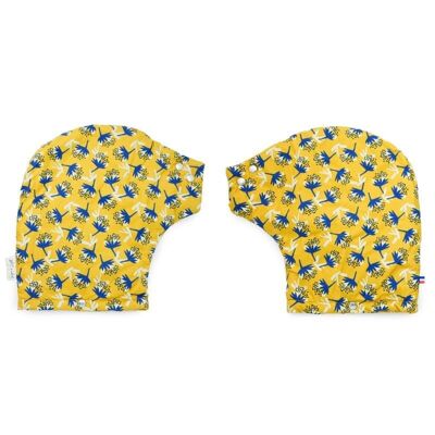 LEON Pair of sleeves for right handlebars - Yellow