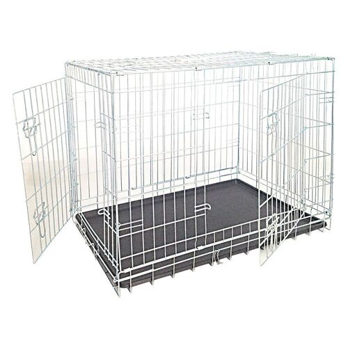 Box cani zincato 2 Porte