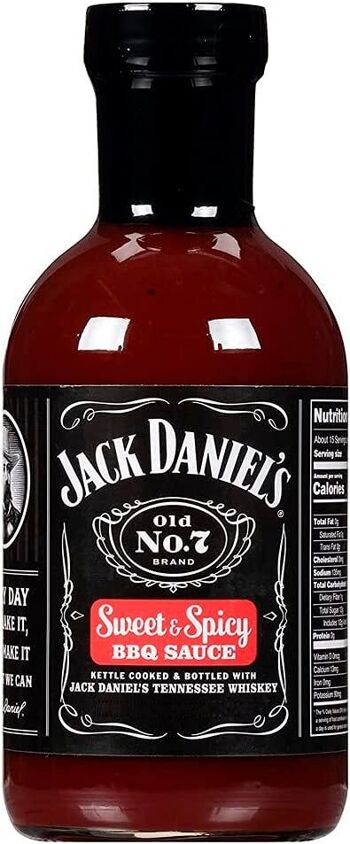 Sauce Barbecue Douce et Épicée 553 gr. Jack Daniels 1