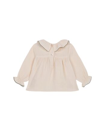 BLOUSE BÉBÉ BRIGITTE Écru 2