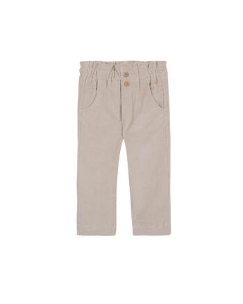 PANTALON BAGGY NATUREL BÉBÉ 1