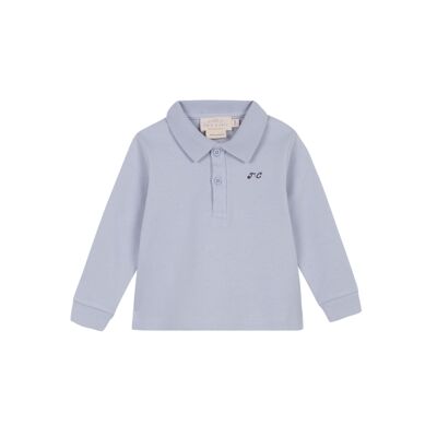 POLO DE GOLF BÉBÉ BLEU