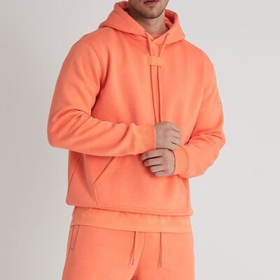 Aldo premium brushback fleece hoodie in Sunset