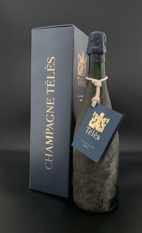 COFFRET CHAMPAGNE Télès, vieilli en mer