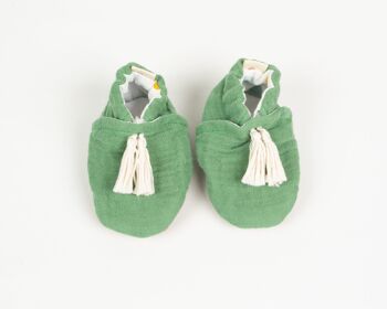 Chaussons bébé, anti-dérapant, chausson en coton 4