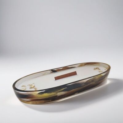 Oval Resin Candle