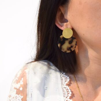 Boucles d'oreilles Leo 5