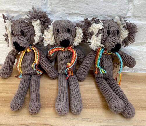 Long-legged koala cuddly toy - Eco-friendly soft toy in organic cotton - NOAH - Kenana Knitters