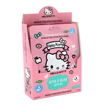 😍Hello Kitty, Masque Tissu, Eclat pour Visage, Kids, Enfant, Soin Visage, 25 ml 1