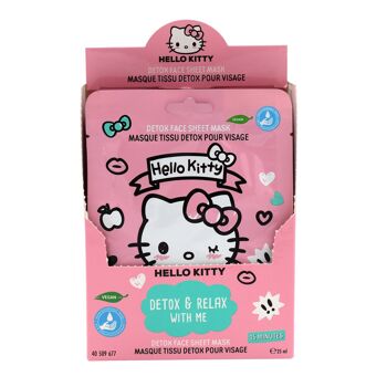 😍Hello Kitty, Masque Tissu, Eclat pour Visage, Kids, Enfant, Soin Visage, 25 ml 3