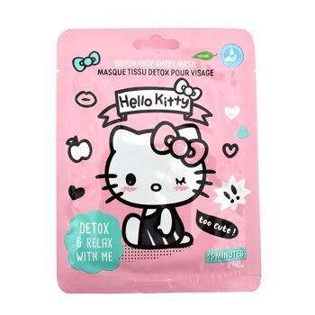 😍Hello Kitty, Masque Tissu, Eclat pour Visage, Kids, Enfant, Soin Visage, 25 ml 4