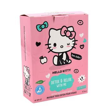 😍Hello Kitty, Masque Tissu, Eclat pour Visage, Kids, Enfant, Soin Visage, 25 ml 6