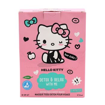 😍Hello Kitty, Masque Tissu, Eclat pour Visage, Kids, Enfant, Soin Visage, 25 ml 7