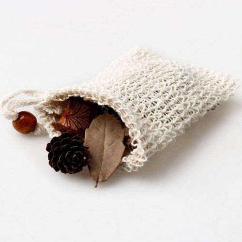 Sisal Soap Bag | Natural Fibre Mesh Soap Pouch Sack