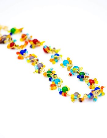 Bracelet de cheville multicolore 2