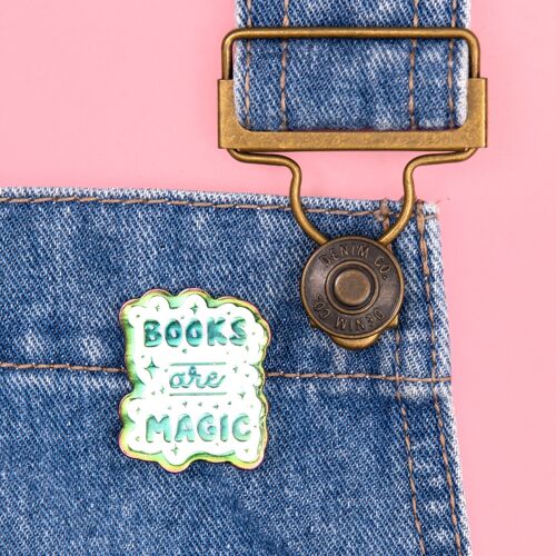 Books are magic Enamel Pin Badge