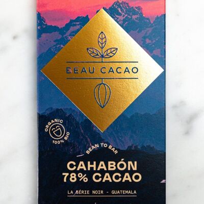 CAHABÓN 78% ORGANIC DARK CHOCOLATE COCOA