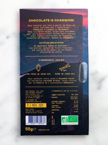 CHIVITE78% CACAO CHOCOLAT NOIR BIO 2