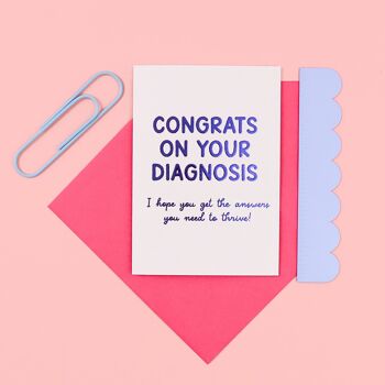 Félicitations pour votre diagnostic 1