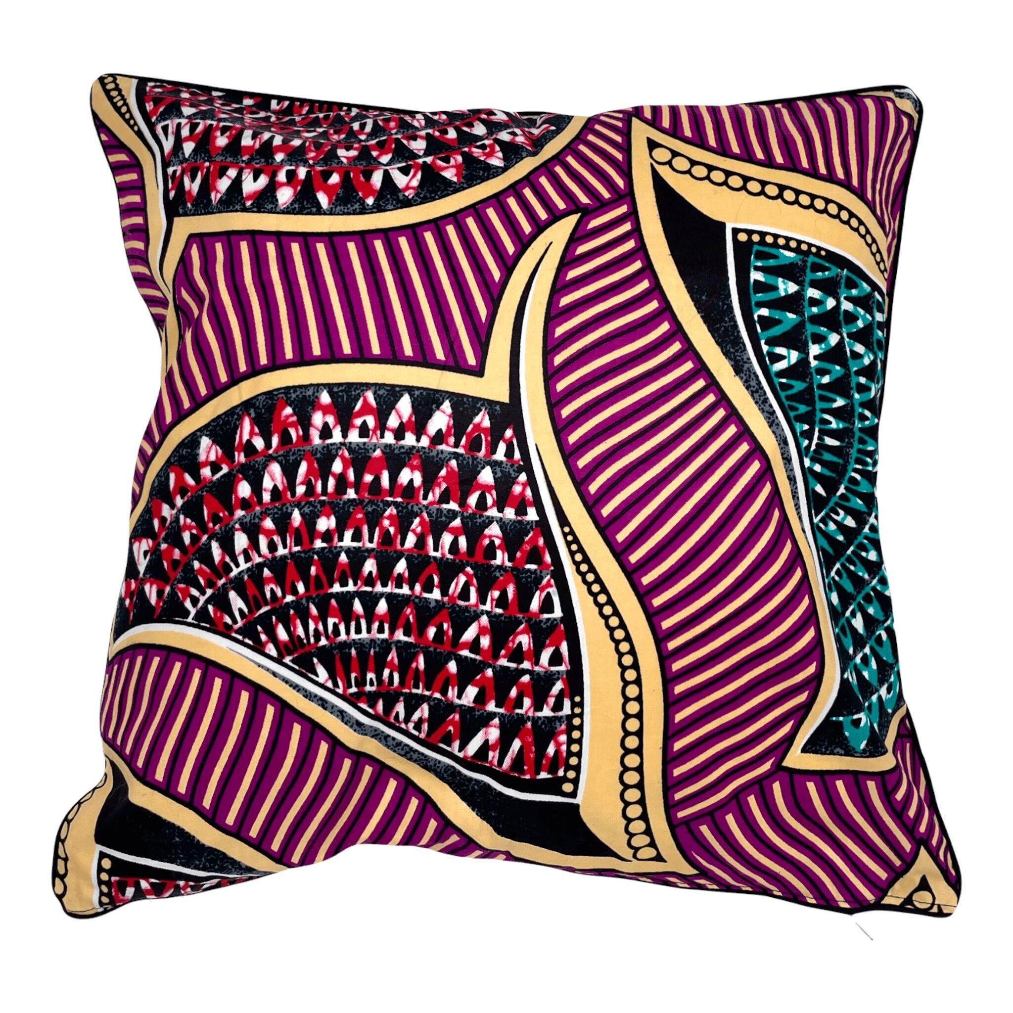 Ethnic cushion cover - Wax multicolored - WIMBI