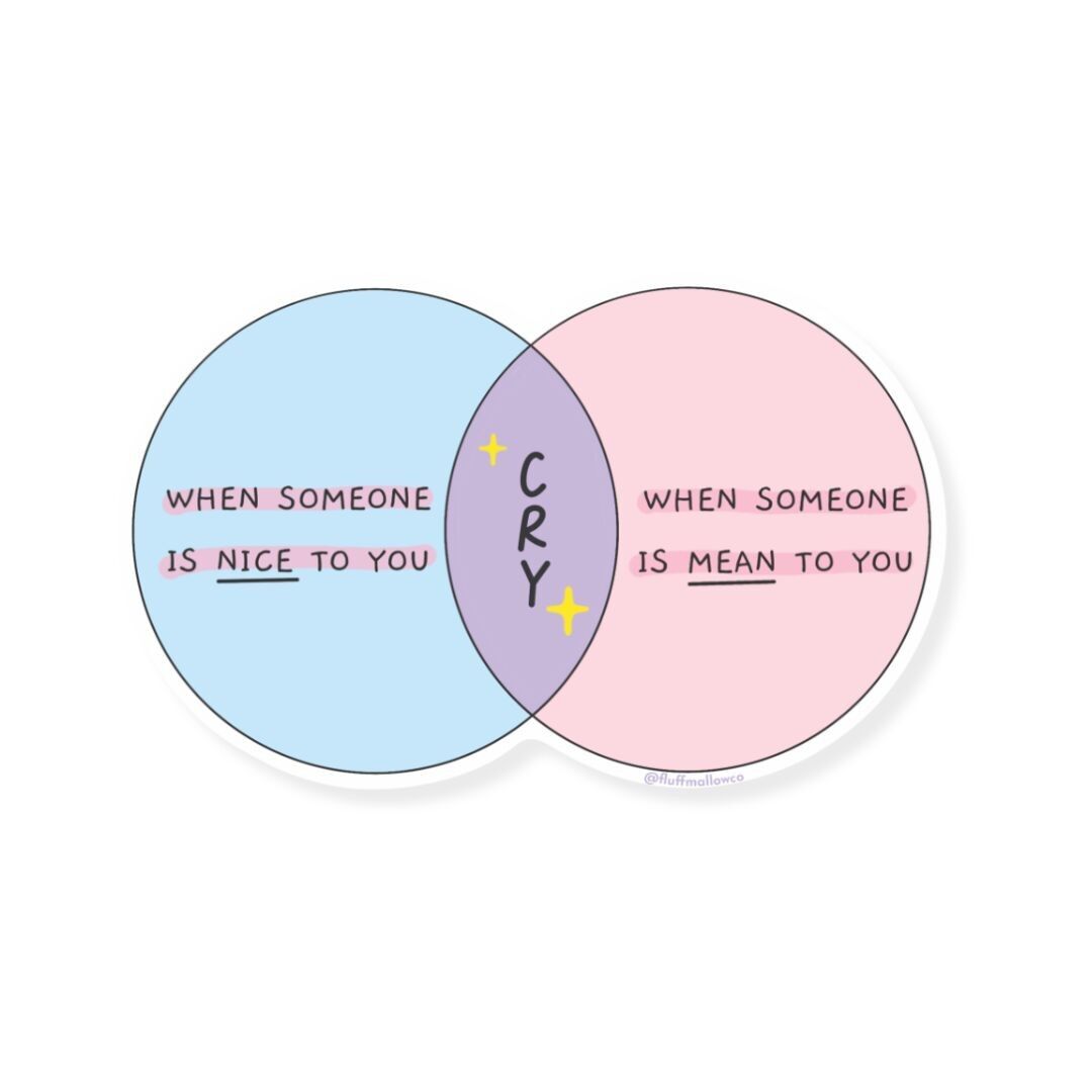 Cry when happy and sad venn diagram