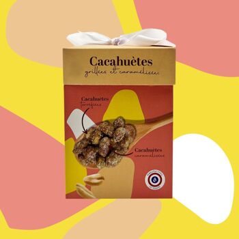 CHOCODIC - COFFRET MAXI CUBE CACAHUETES GRILLEES ET CARAMELISEES - COLLECTION COLORS - COFFRET CHOCOLAT CADEAU ANNIVERSAIRE MERCI 2