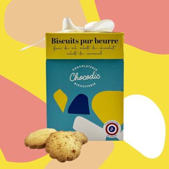 CHOCODIC - COFFRET MAXI CUBE BISCUITS - COLLECTION COLORS - COFFRET CHOCOLAT CADEAU ANNIVERSAIRE MERCI 1