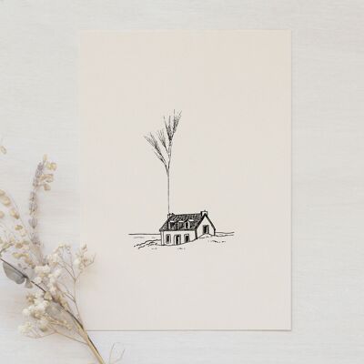 Cartel de avena • Colección “Casas Salvajes” • 23 de enero x Narratura