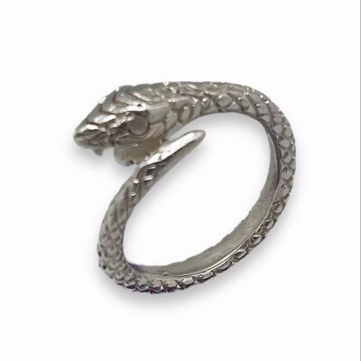 Anello serpente placcato argento "Gloria Mago" T-15