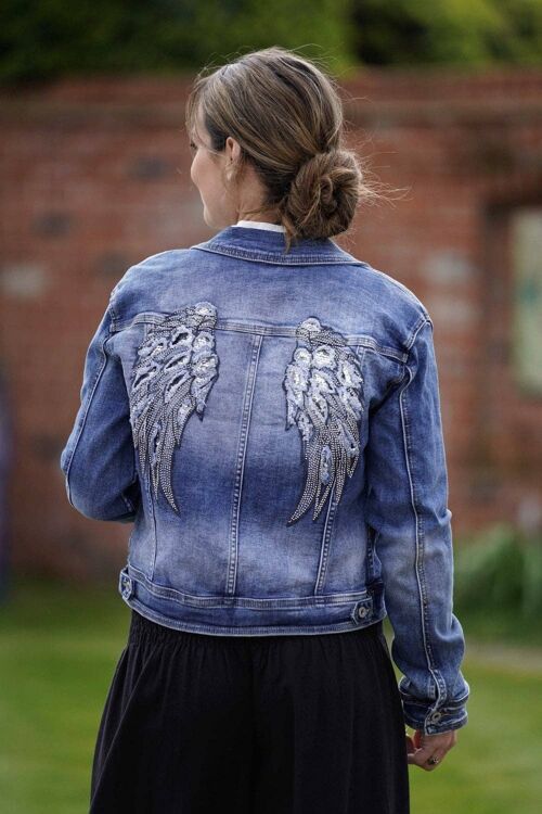 Angel Wings Denim Jacket