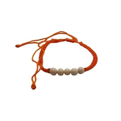 Bracelet de plage Vie Naturals, basique, orange