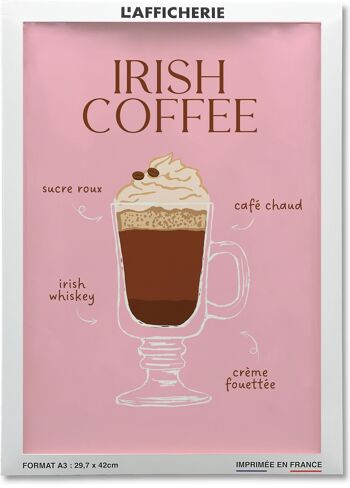 Affiche Cocktail Irish Coffee 2 2