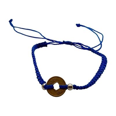 Vie Naturals Beach Bracelet, Symbols, Dark Blue