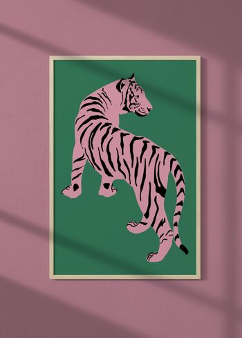 Affiche Le tigre rose 1