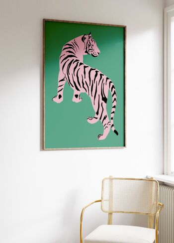 Affiche Le tigre rose 4