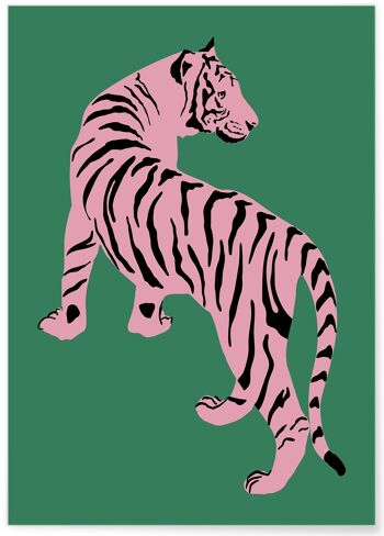 Affiche Le tigre rose 5