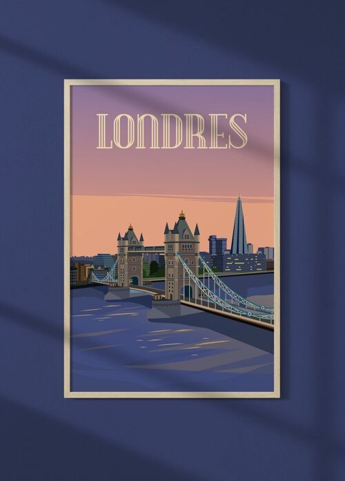 Affiche ville Londres 4