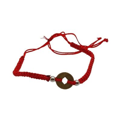 Vie Naturals Beach Bracelet, Symbols, Red