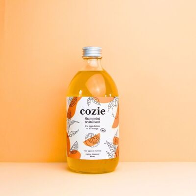 Cozie - Shampoing revitalisant à la mandarine et à l’orange ECO Recharge