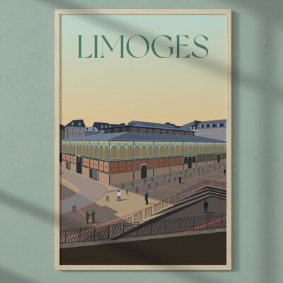 Limoges city poster 4