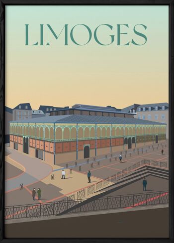 Affiche ville Limoges 4 3