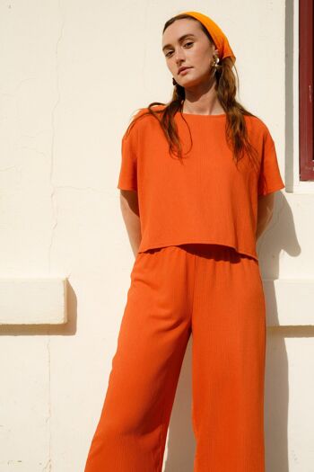 Ensemble Texturé - Orange 1