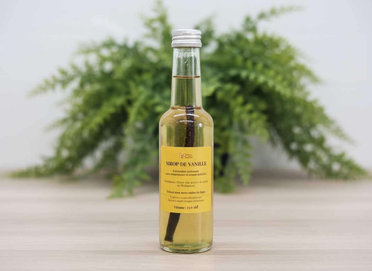 Artisanal vanilla syrup